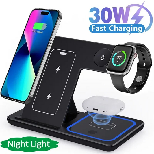 Magnetic Wireless Charging Station 3 in 1